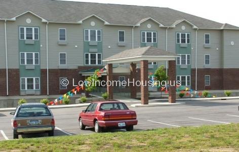 Large, Classic Row House construction with free standing portico for use during inclement weather.