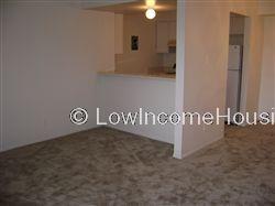 Combined kitchenette and dining area.  