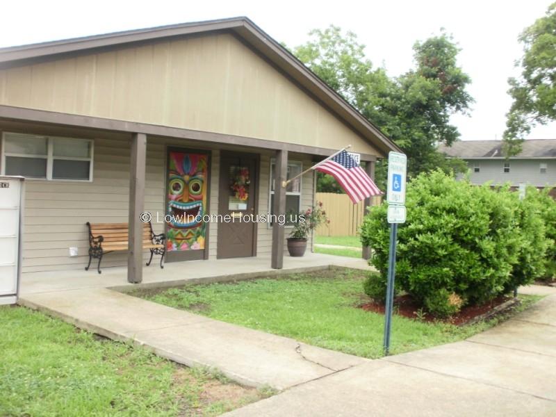 Front view of large resident meeting hall 