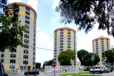 Three Round Towers Senior Miami Public Housing Apartment