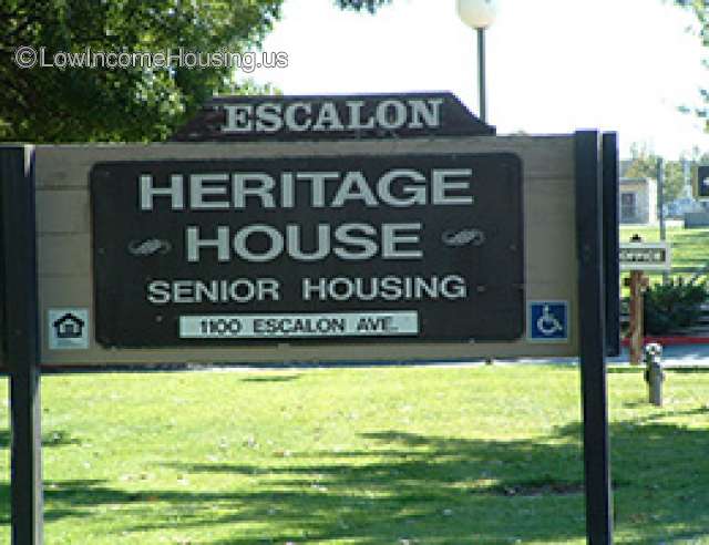 Escalon Heritage House for Seniors 62+