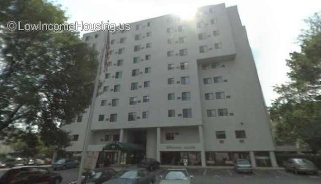 Elegant, full featured apartment building with individual unit air conditioners and elevator service to all floors.