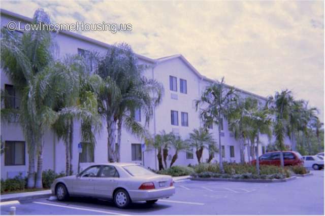 View of Coral Bay Plaza housing facilities where the Michigan workers will be housed during their training period