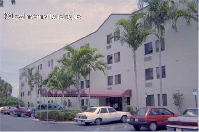 This is a photograph of the apartment building where the Michigan workers will be located during their new training 