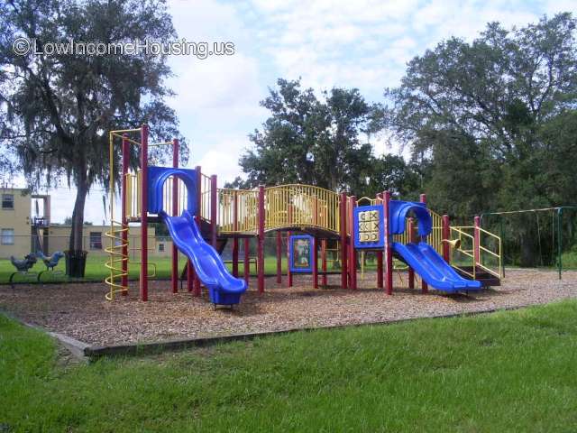 Children play area, slides, bridges, jungle jims