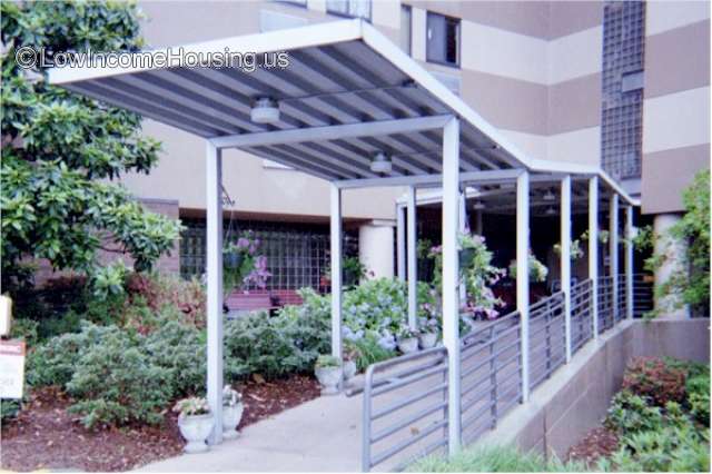 Covered Entrance to Executive Office Building