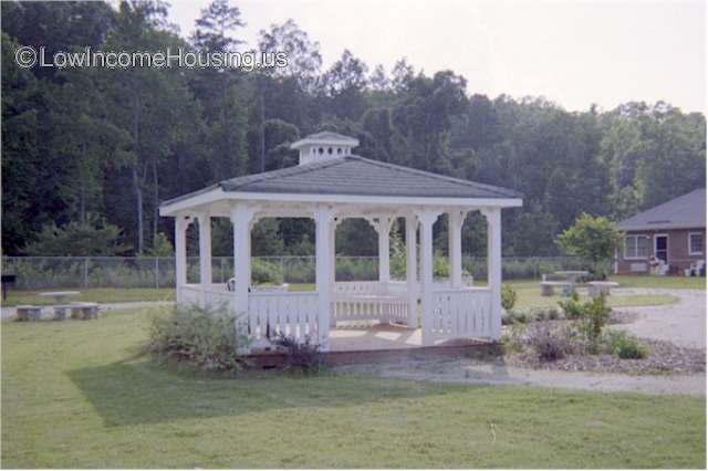 Gazebo - used for private management meetings