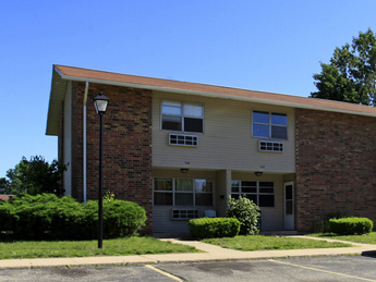 Corby Homes Low Income Apartment Complex in South Bend, Indiana