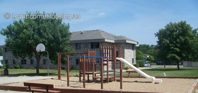 Large, spacious housing available in convenient row houses and ideal play areas for young children.