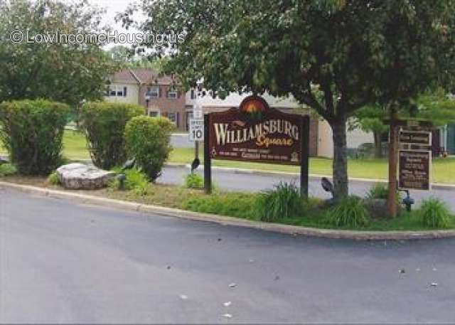 Williamsburg Square - This is the entrance to an organization known as Williamsburg Square.