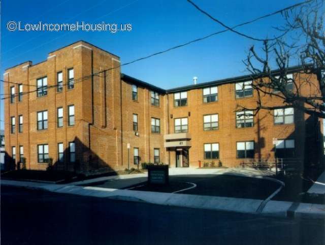 Classic red brick construction provide inexpensive, living accommodations for seniors, singles, students and retired personnel. 