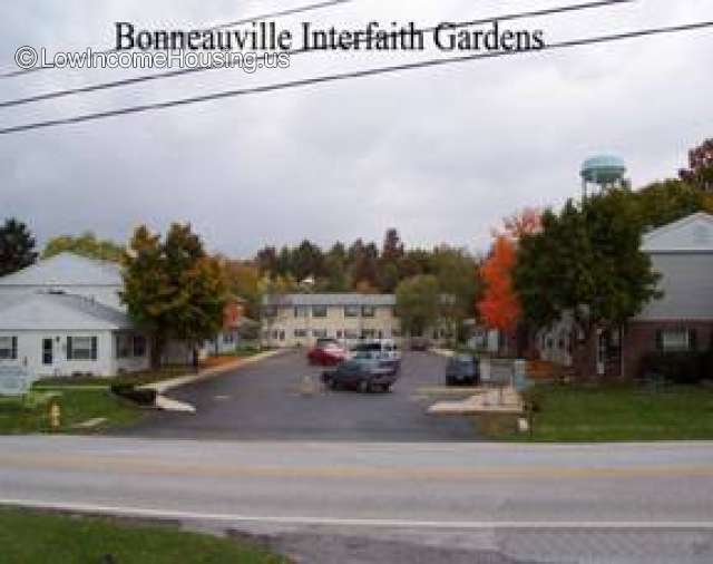 This is a photograph of the Bonneauville Interfaith Gardens