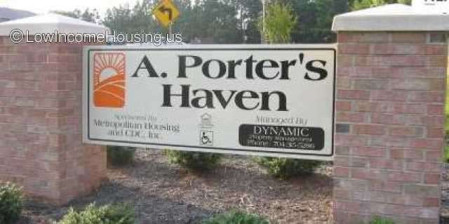 Photograph of A. Porter's Haven Sign