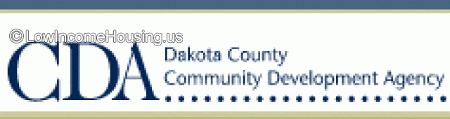 Logo depicting the Community Development Agency (CDA) located in Dakota County. 